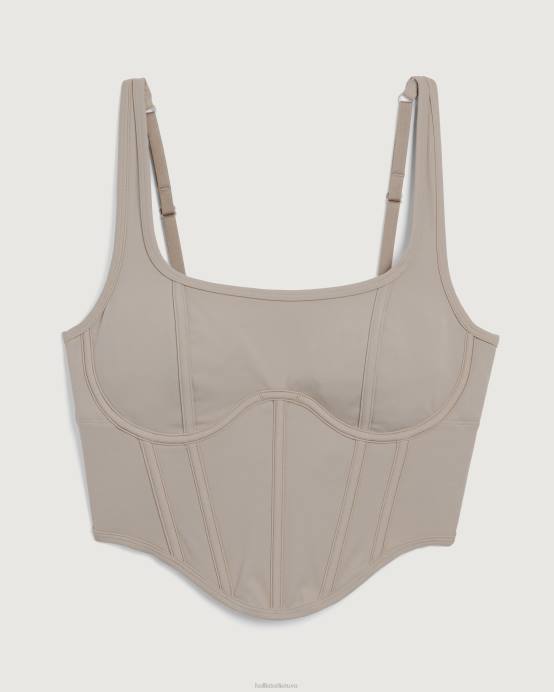 gilly Hicks Bustier taupe moterys Hollister viršūnės RDJ0W310