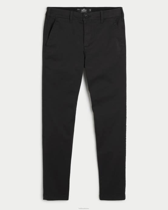 itin siauros chino kelnės juodas vyrų Hollister dugnai RDJ0W1319